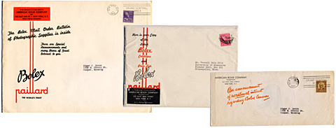 American Bolex mail and catalogs
