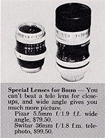8mm Lenses