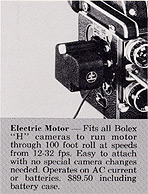 Bolex Electric Motor