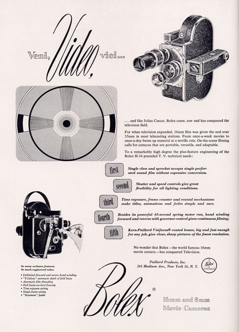 Bolex for TV production