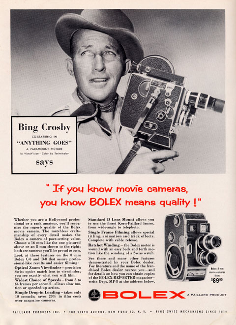 Bing Crosby Bolex