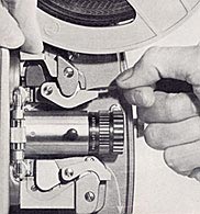 Bolex auto loading projector